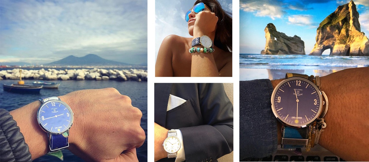 Đồng hồ Colonna mặt nhỏ