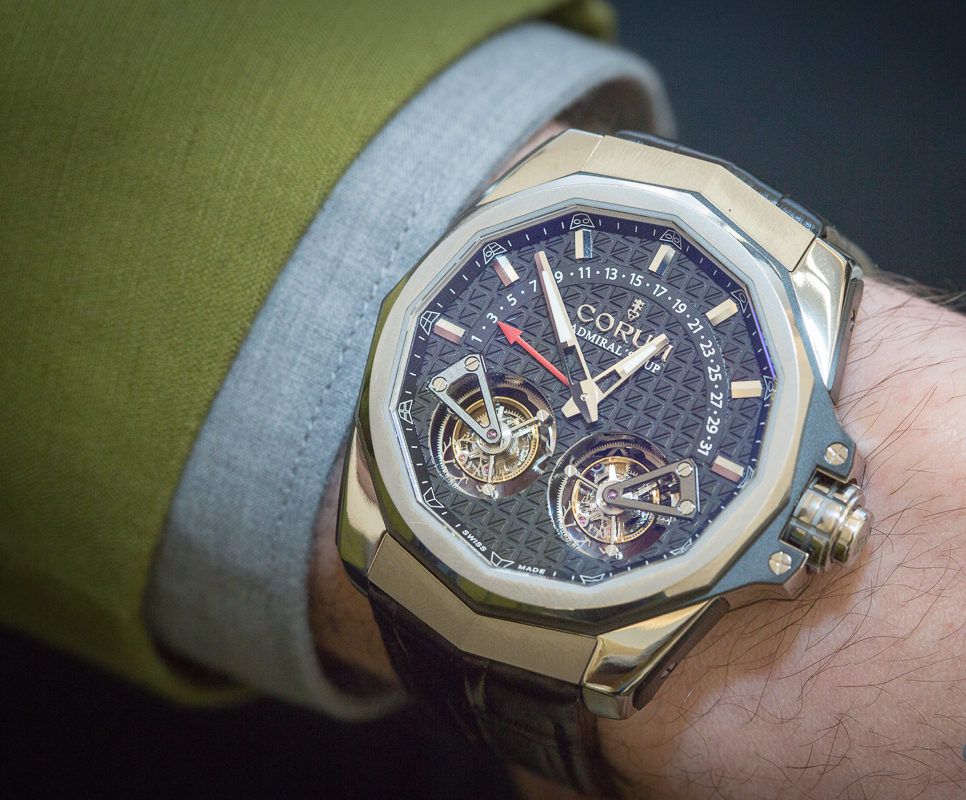 Đồng hồ Corum Admiral’s Cup: Cảm hứng bất tận về biển cả 4 Chiếc đồng hồ đắt nhất trong dòng Admiral's Cup tính đến hiện tại: AC-ONE 45 Double Tourbillon với mức giá 200000 USD.