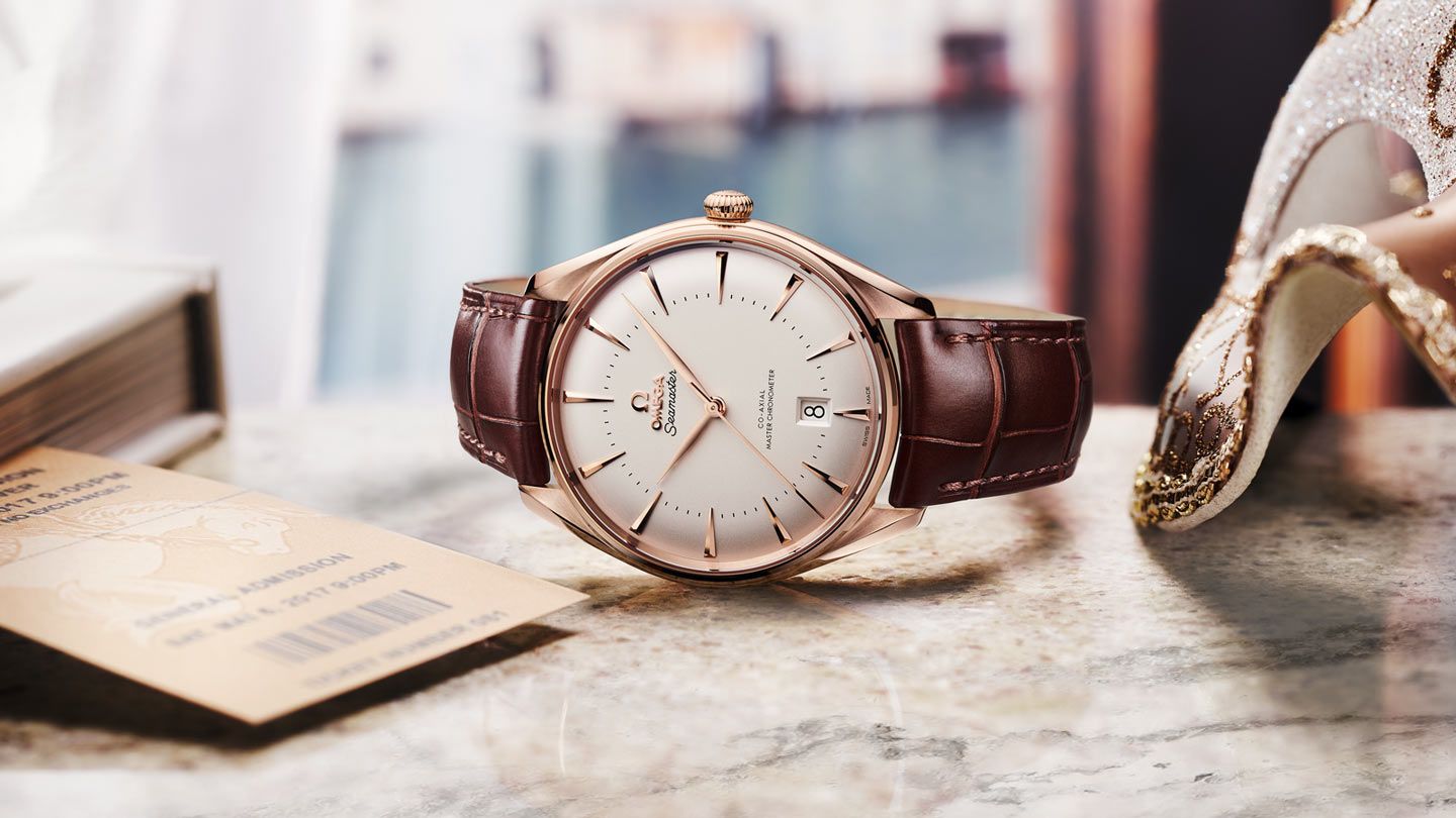 Đồng hồ Omega dây da Seamaster Edizione Venezia