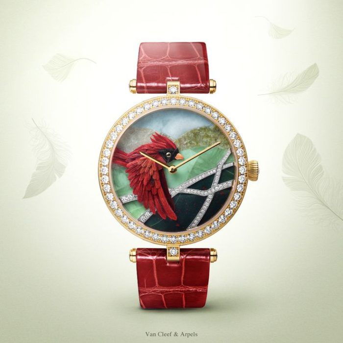 Hình ảnh chim muông được sử dụng khá nhiều trong thiết kế đồng hồ Van Cleef & Arpels