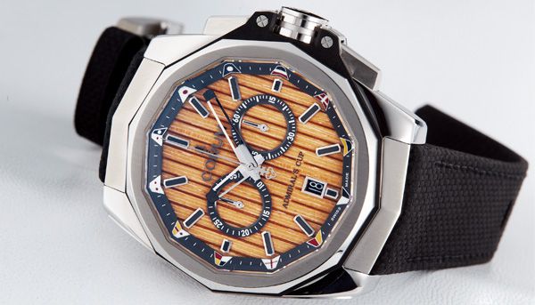 Đồng hồ Corum Admiral’s Cup: Cảm hứng bất tận về biển cả 3 Đồng hồ Admiral’s Cup Chronograph Wood 45mm có mức giá 7700 USD, chiếc đồng hồ bán chạy nhất từ Corum
