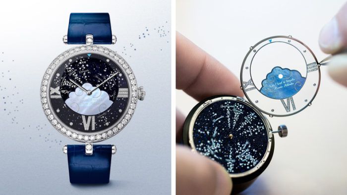 Hình ảnh đám mây trong thiết kế Van Cleef & Arpels