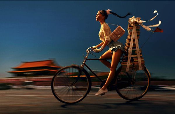Một trong những bức ảnh nghệ thuật của Chen Man