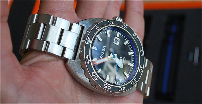 Đồng hồ Fossil all stainless steel màu đen nhám