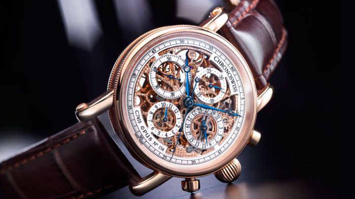 Cỗ máy của chiếc đồng hồ Chronoswiss được giới chuyên môn đánh giá cao