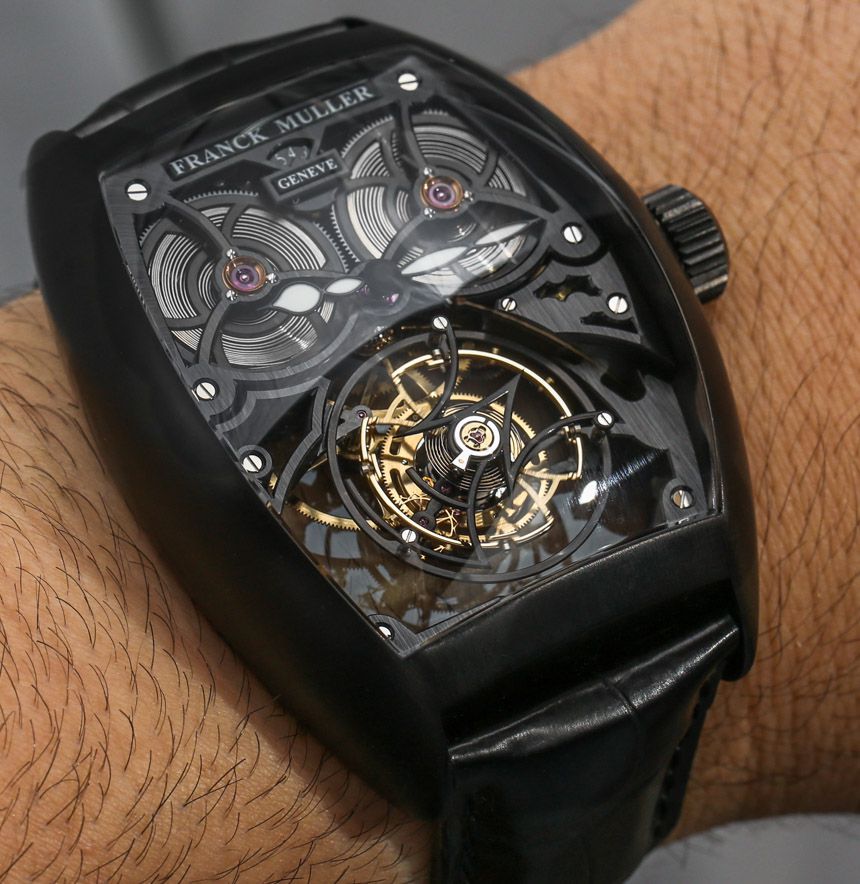 Chiếc đồng hồ Franck Muller nam-Franck Muller Giga Tourbillon  8889 TG SQT BR5N bản màu đen