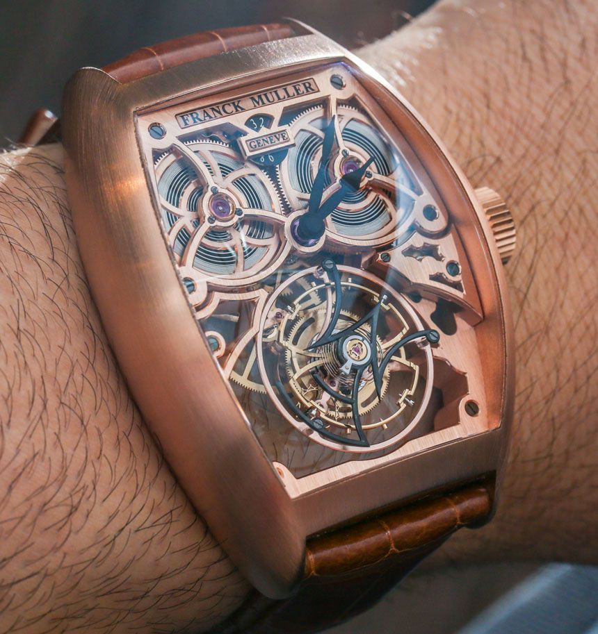 Chiếc đồng hồ Franck Muller nam -Franck Muller Giga Tourbillon  8889 TG SQT BR5N bản màu vàng hồng