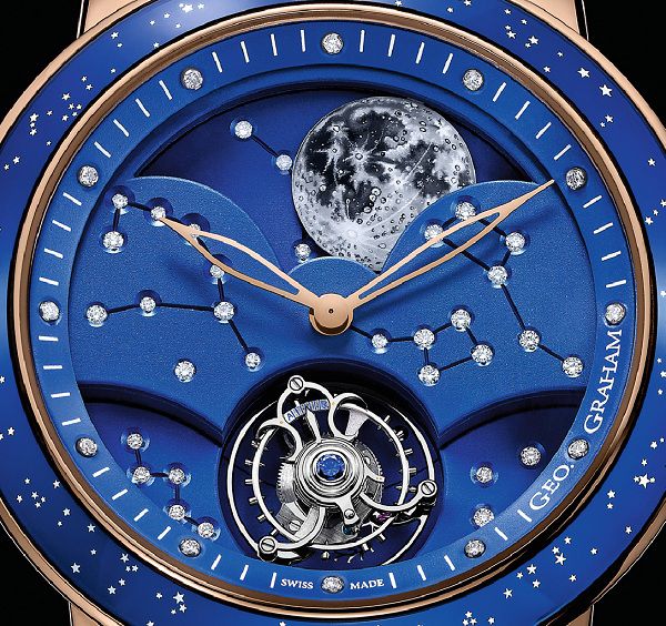 Hình ảnh đồng hồ Graham The Moon vô cùng bắt mắt
