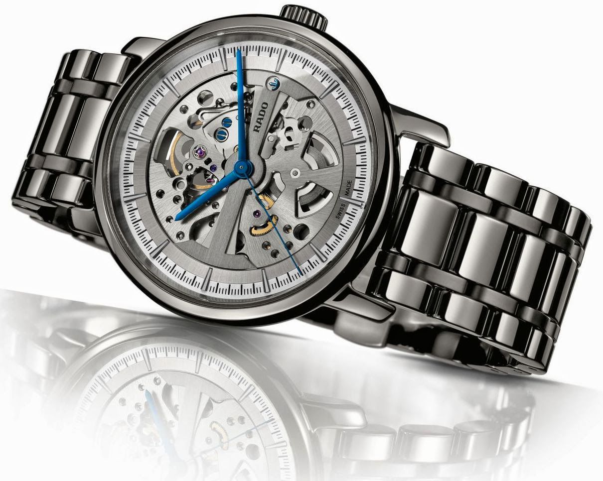 đồng hồ rado nam diamaster skeleton