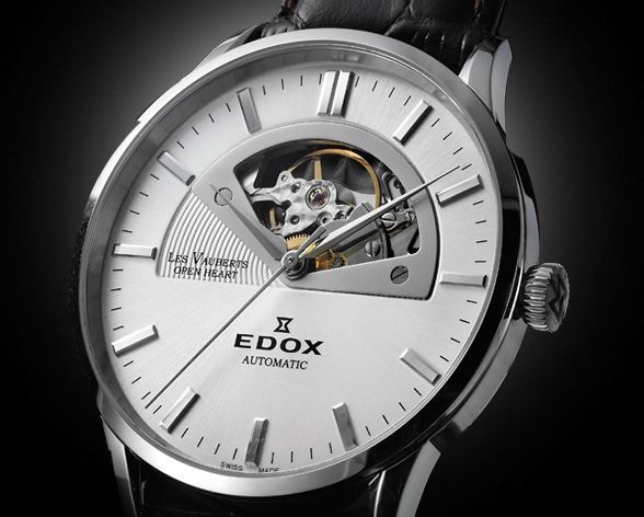 Cận cảnh đồng hồ Edox Les Vauberts