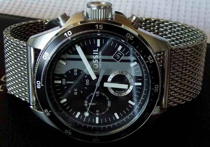 Đồng hồ Fossil all stainless steel sang trọng