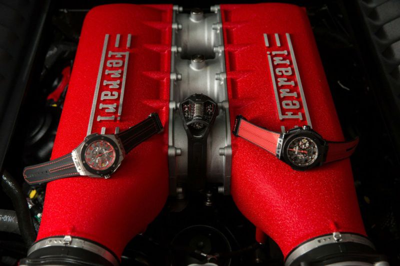 Sự hợp tác giữa đồng hồ Hublot và Ferrari 
