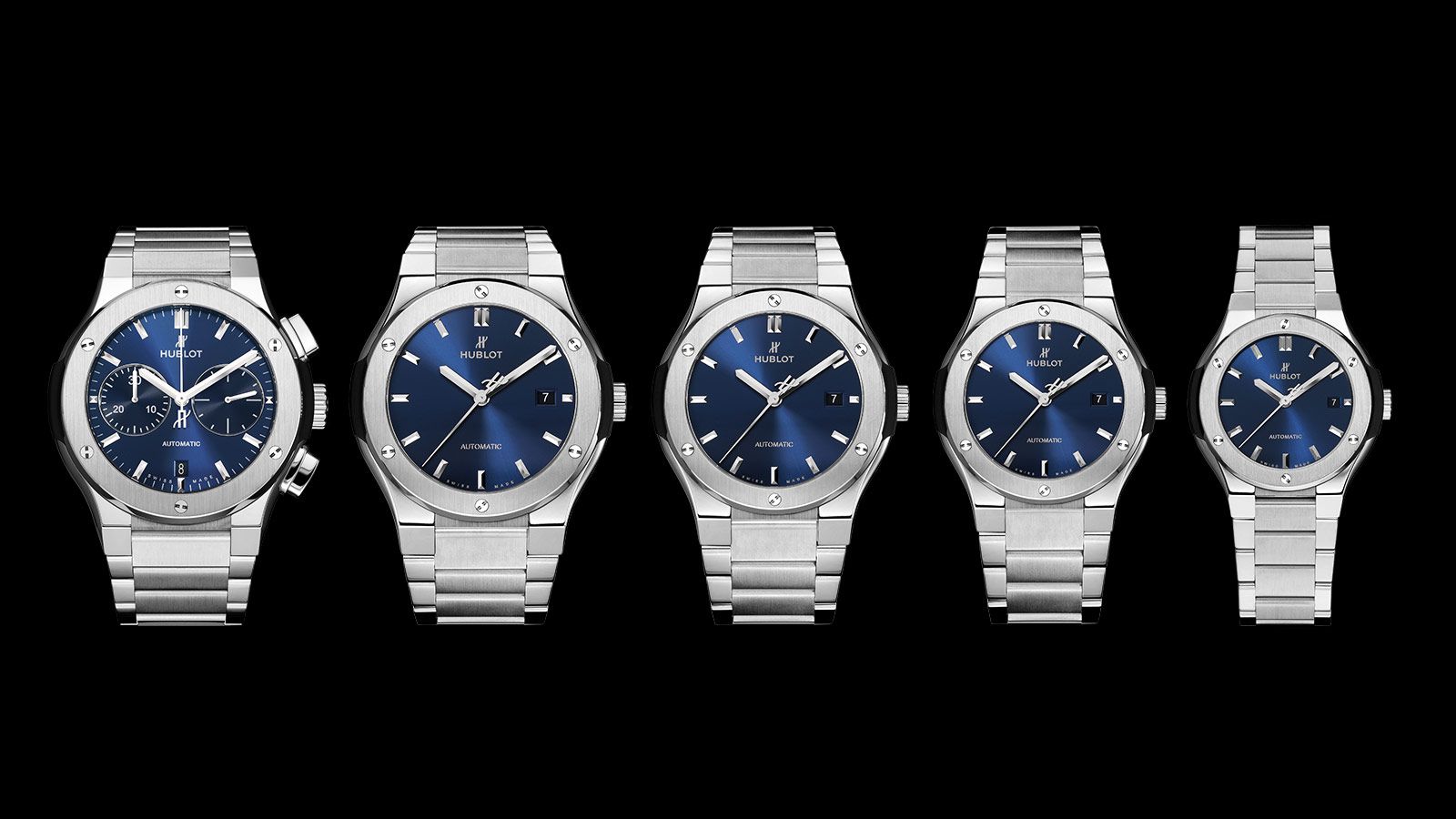 Năm mẫu thiết kế đồng hồ Hublot dây kim loại