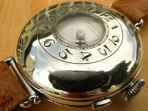 Longines Silver Semi-Hunter