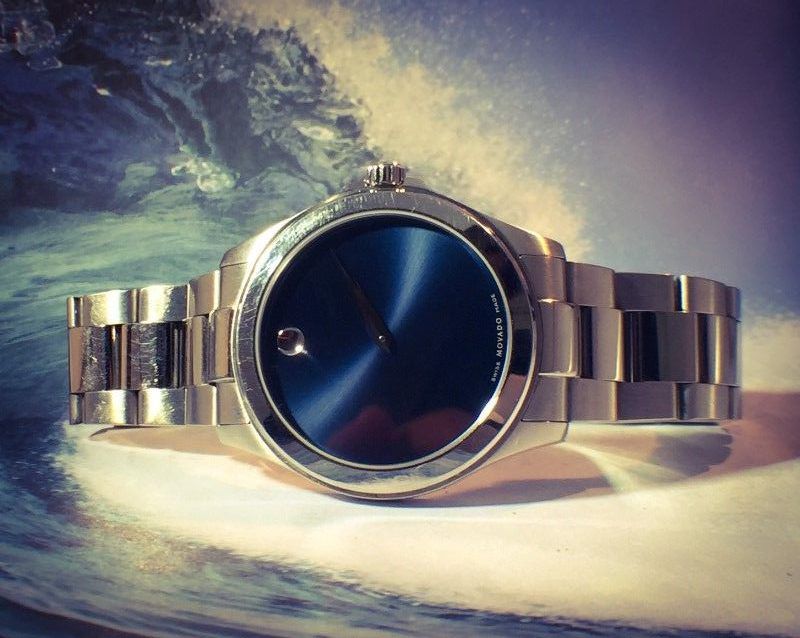 Đồng hồ Movado chính hãng Masino với mặt đồng hồ Museum