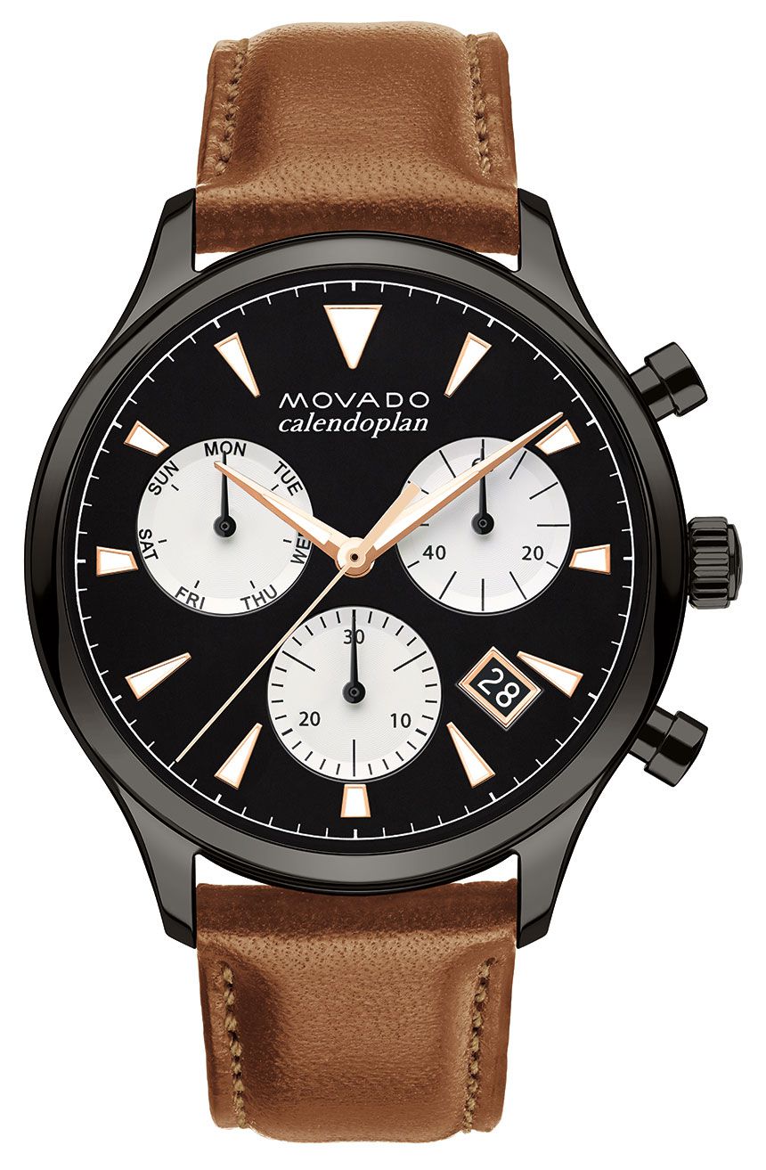 Đồng hồ Movado Series 800 phiên bản mặt đồng hồ màu đen