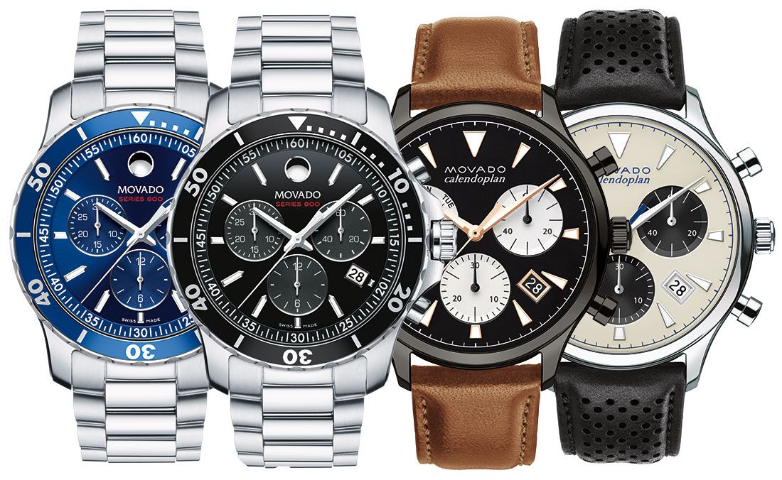 Đồng hồ Movado Series 800 và Calendoplan