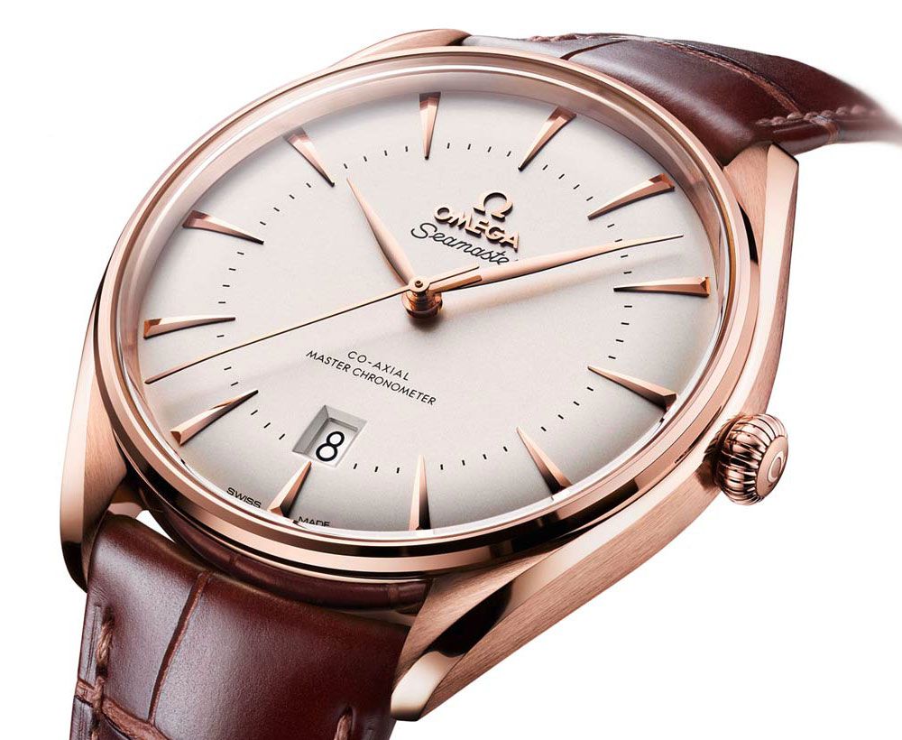Đồng hồ Omega dây da Seamaster Edizione Venezia dây da nâu
