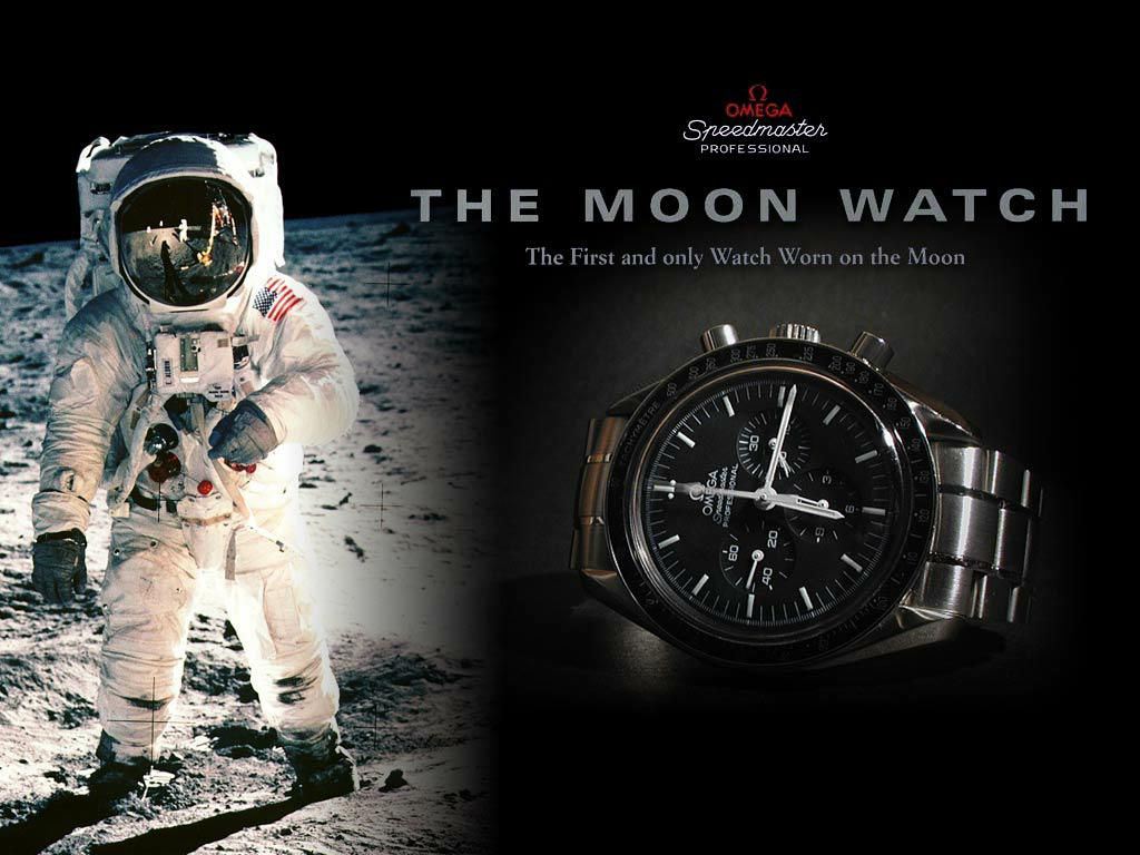 Đồng hồ Omega Speedmaster cùng phi hành gia trên con tày Apollo 11