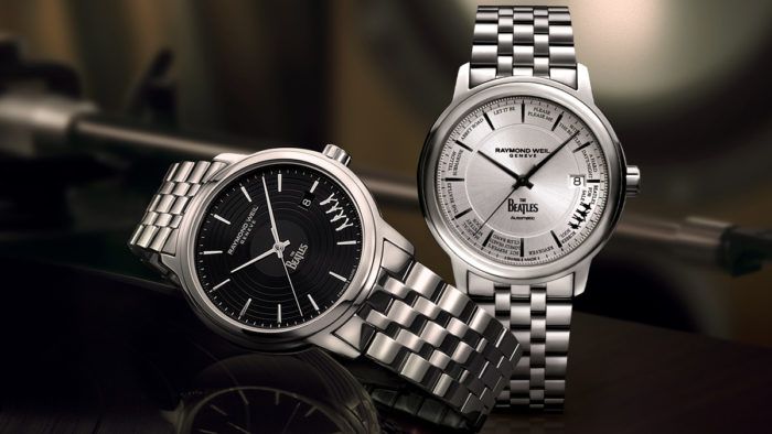Tên ban nhạc The Beatles được khắc họa trên mặt đồng hồ Raymond Weil chính hãng