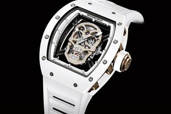 Đồng hồ Richard Mille Skull RM052 trắng