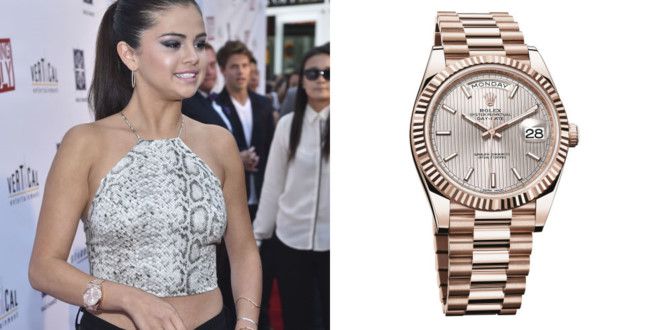 Nàng "công chúa Disney" Selena Gomez quyến rũ với chiếc đồng hồ Rolex nữ có trị giá 37750 USD