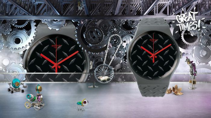 Đồng hồ Swatch Swiss sử dụng kết hợp nhiều nguyên liệu cho giá thành phù hợp