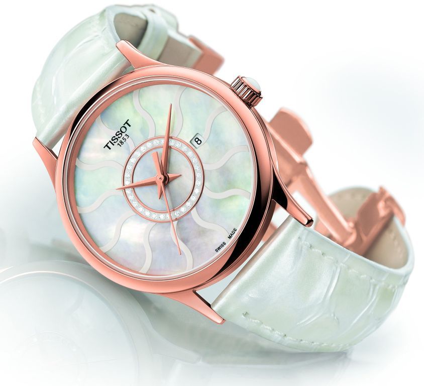 Đồng hồ nữ Tissot đẹp Rose Dream Gold