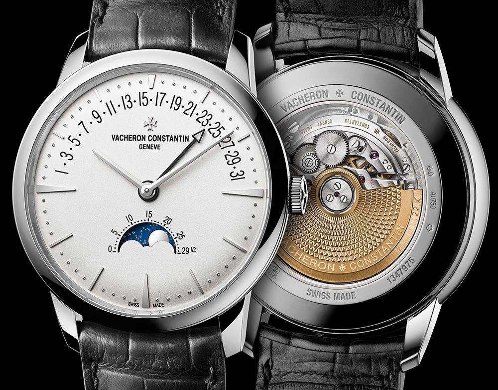 đồng hồ vacheron automatic patrimony phiên bản vàng trắng