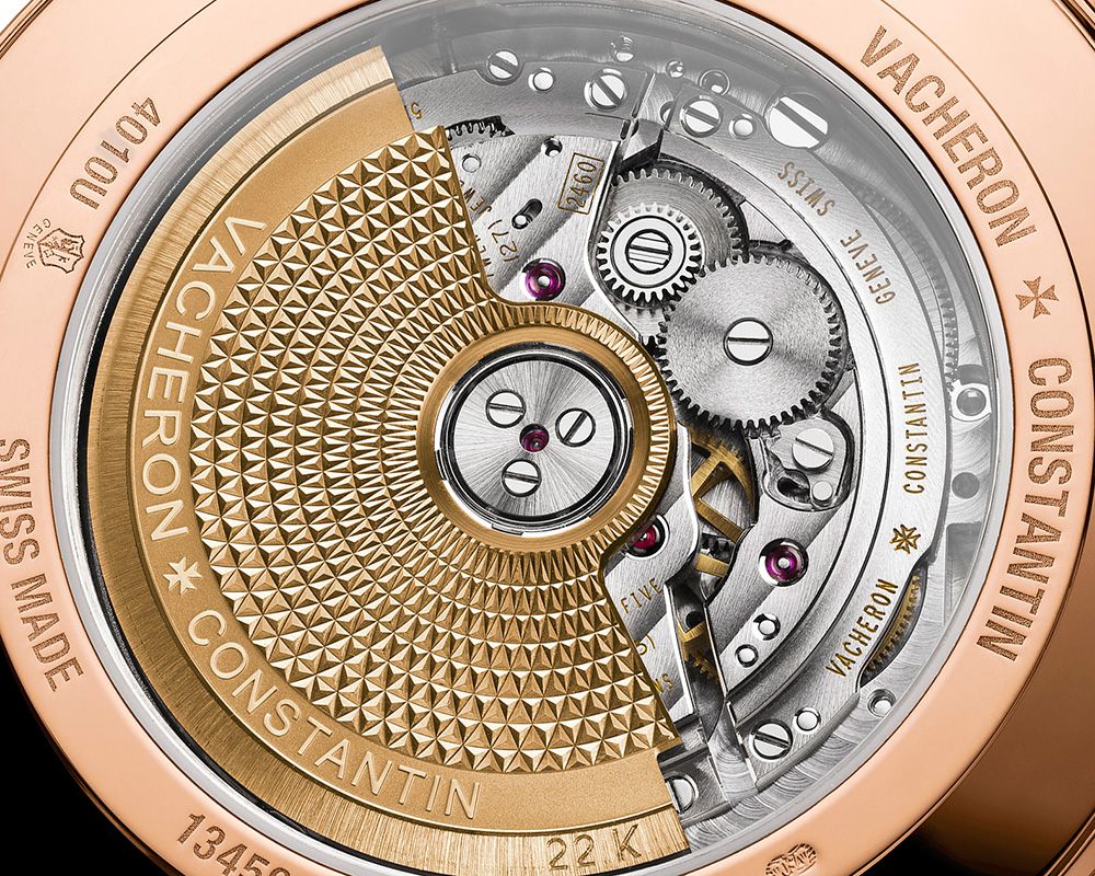 đồng hồ vacheron automatic patrimony mặt sau