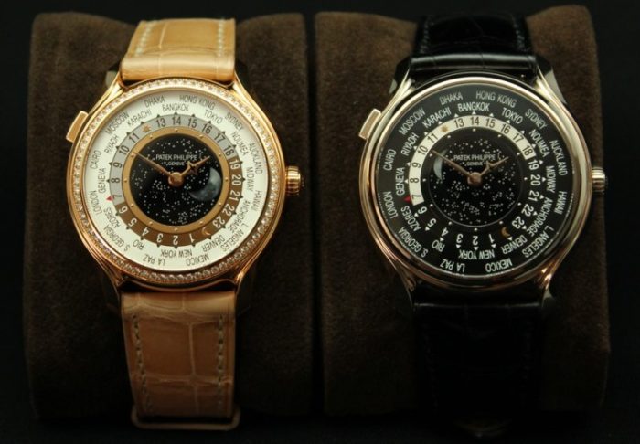 Đôi vợ chồng chia sẻ các bộ đồng hồ dây da đôi Patek Philippe