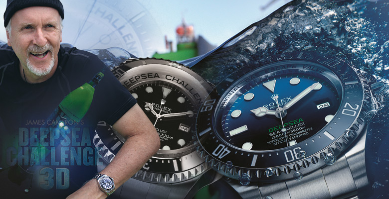 Chiếc đồng hồ thời trang nam cao cấp Rolex Deepsea đã cùng với James Cameron chịnh phục thử thách 10.970m