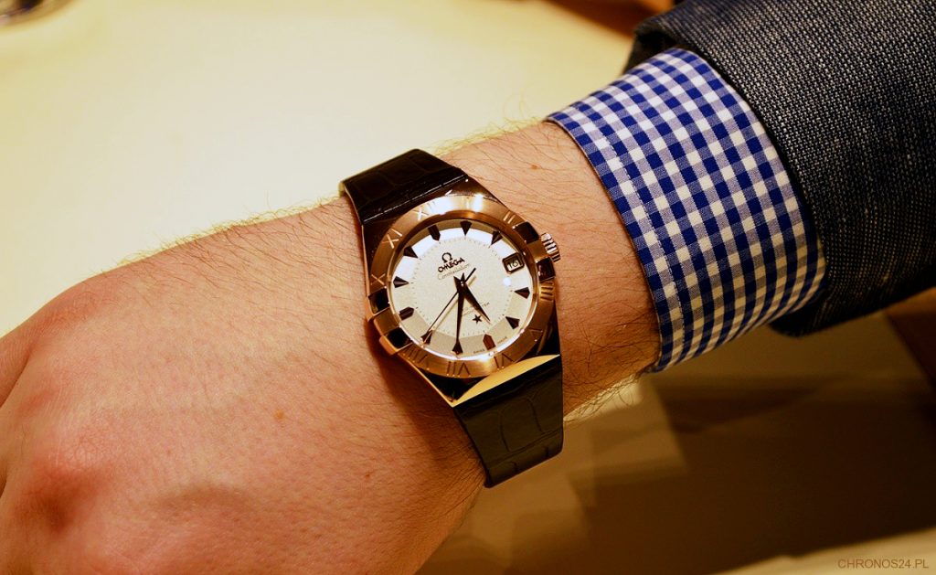 đồng hồ dây da Omega cho nam