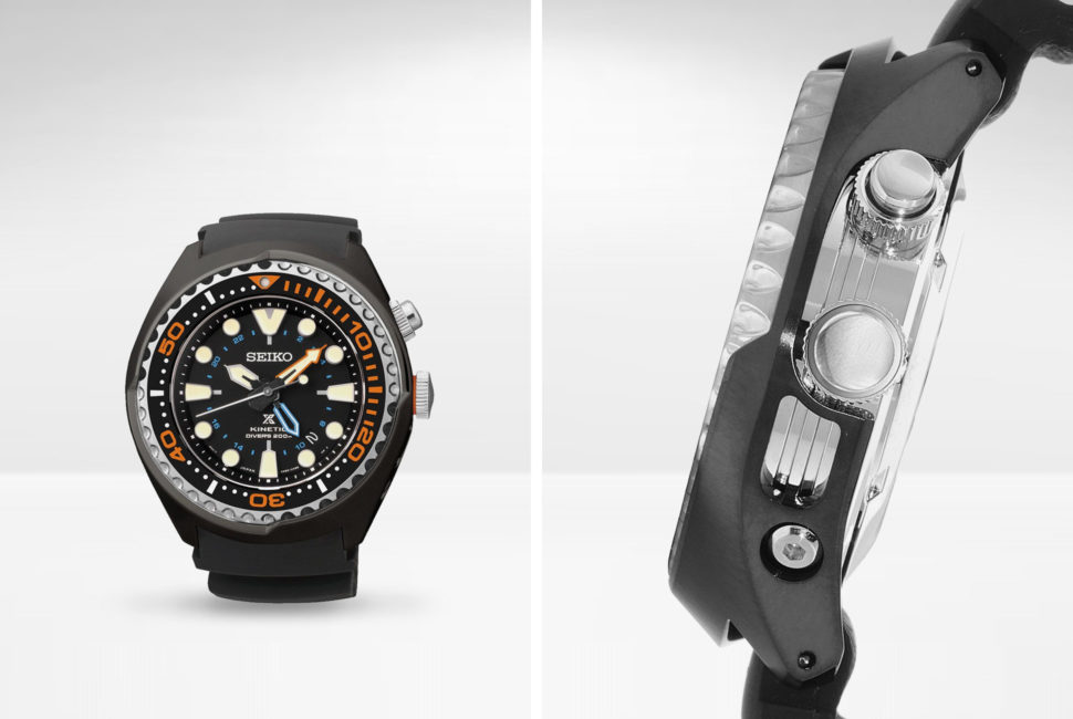 Đồng hồ nam điện tử Seiko Prospex SUN023P1 Kinetic GMT