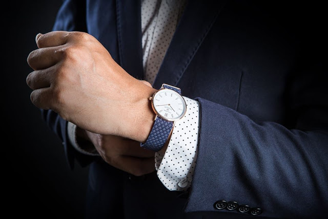 đồng hồ nam dây vải hàng hiệu