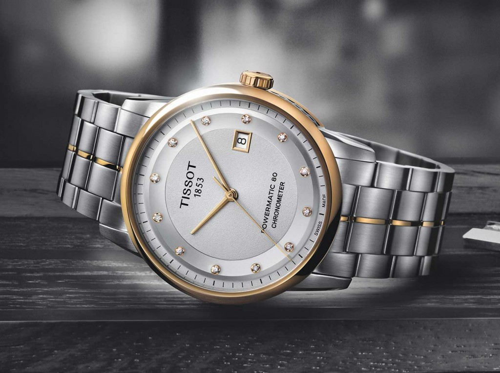đồng hồ nam đính đá hiệu tissot