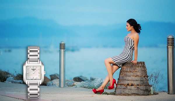 Đồng hồ Tissot mặt vuông và 3 điều bí ẩn cần khai phá 3 Thiêt kế đồng hồ Tissot mặt vuông nằm trong bộ sưu tập T-Wave Square