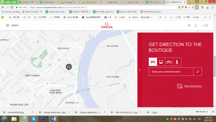 Tíc Tắc Boubtique phân phối Omega chính hãng tại TPHCM