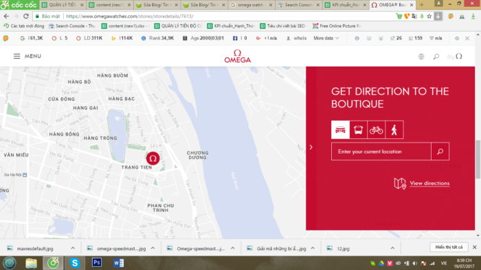 Mua đồng hồ Omega chính hãng ở đâu tại hà nội