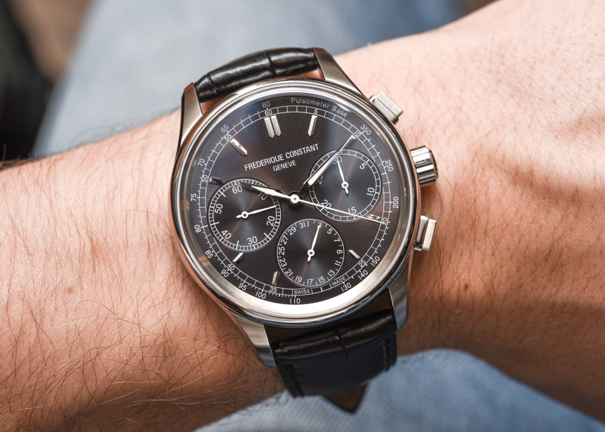 Thiết kế đồng hồ Frederique Constant nam Flyback Chronograph không hề đơn giản