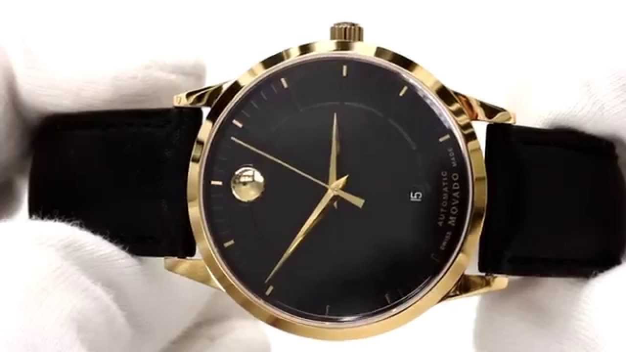 Đồng hồ Thụy Sĩ Movado màu đen