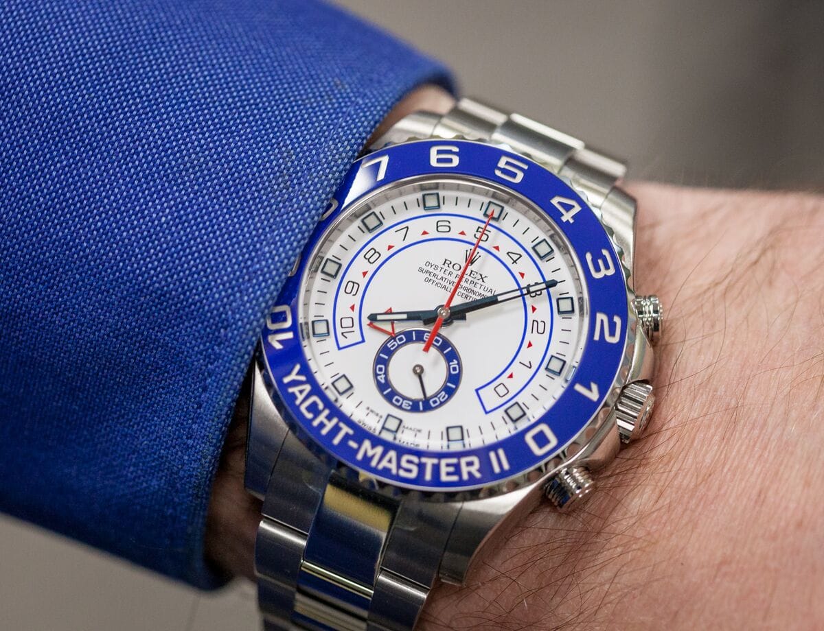 Mặt kính sapphire đồng hồ Rolex dây kim loại có độ chống xước cao