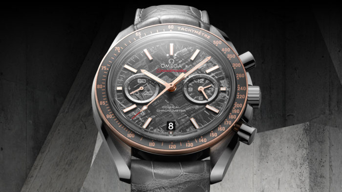 đồng hồ dây da Omega nam Grey Moon đẹp nhất 