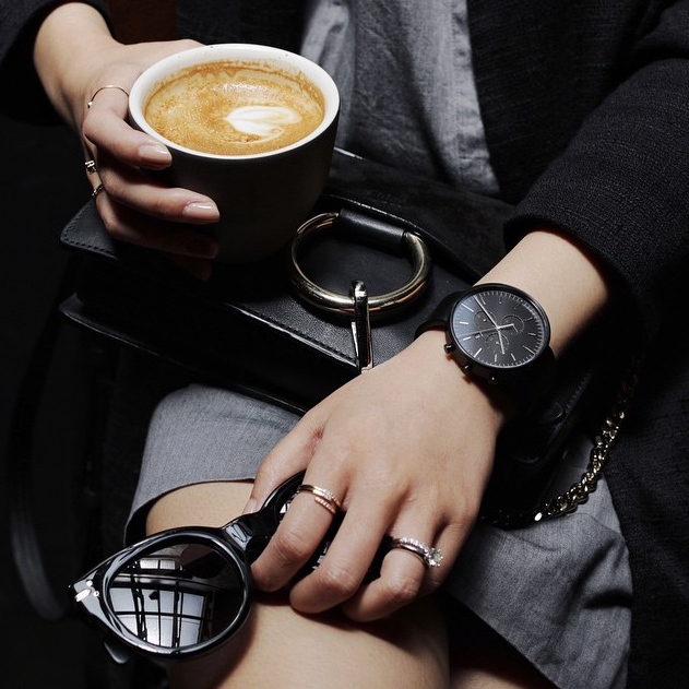 đồng hồ nữ dễ thương Uniform Wares M40 Chronograph Watch