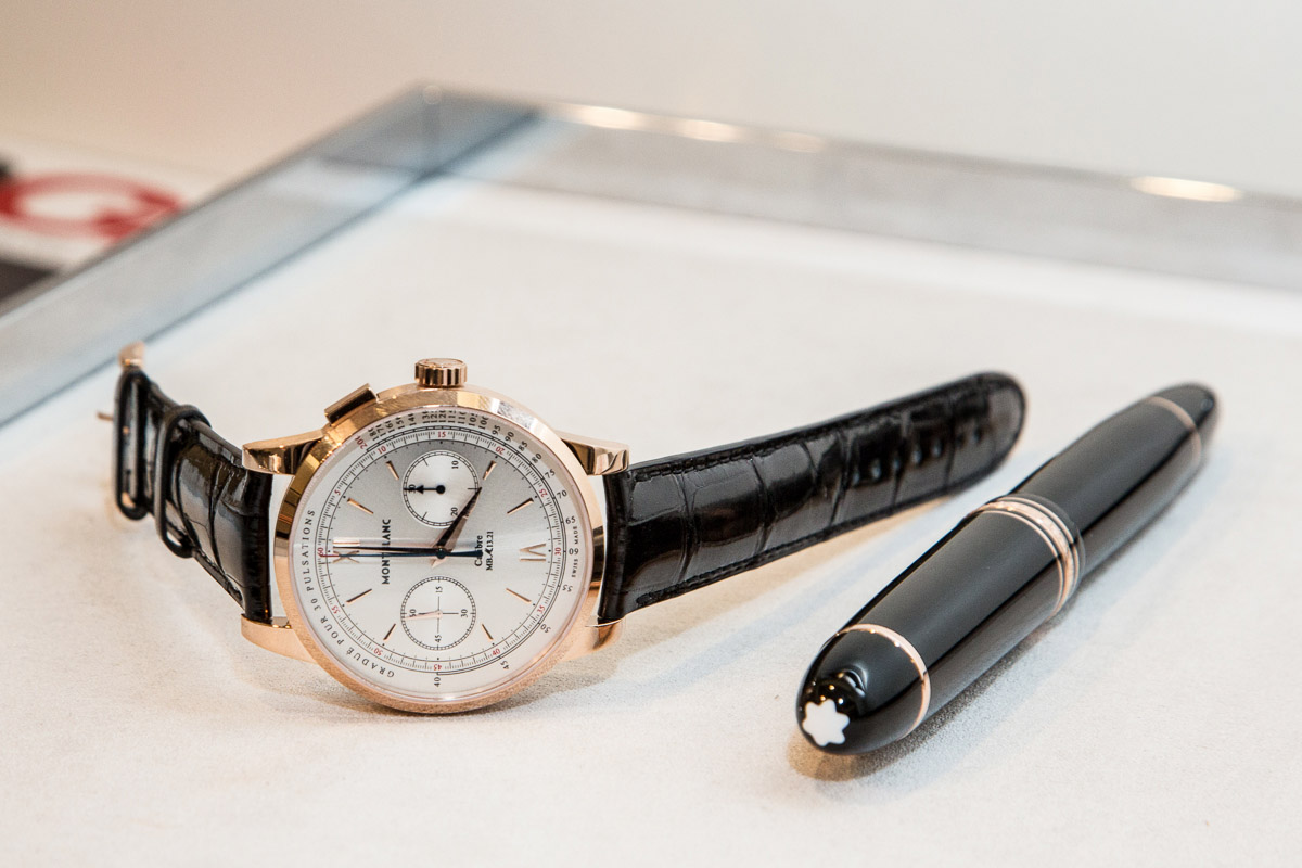 Đồng hồ của Montblanc và bút Meisterstuck