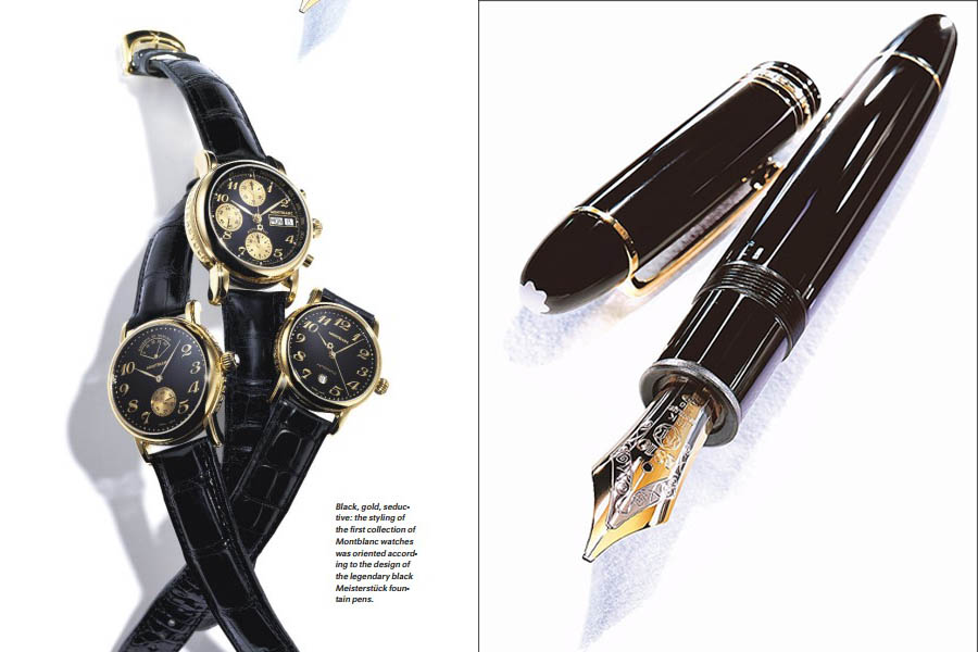 Đồng hồ và bút Montblanc Meisterstuck 