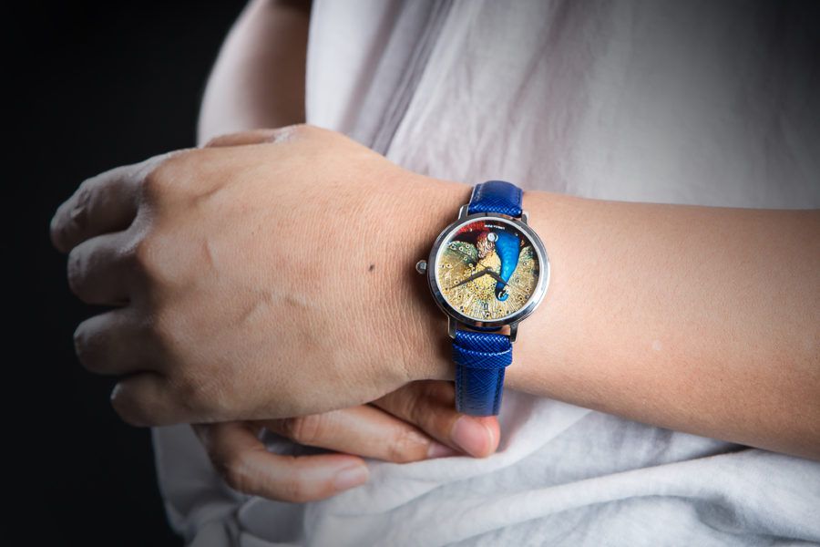 đồng hồ L'Duchen nữ Blue Peafowl