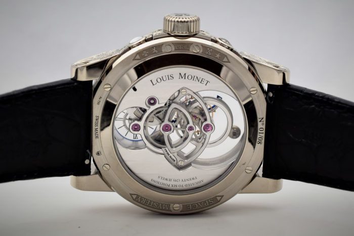 Đồng hồ Louis Moinet Space Mystery đá vũ trụ 4 tỷ năm