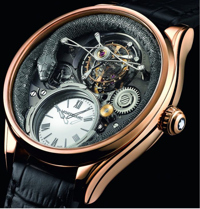 đồng hồ hiệu Montblanc Villeret Tourbillon Bi-Cylindrique