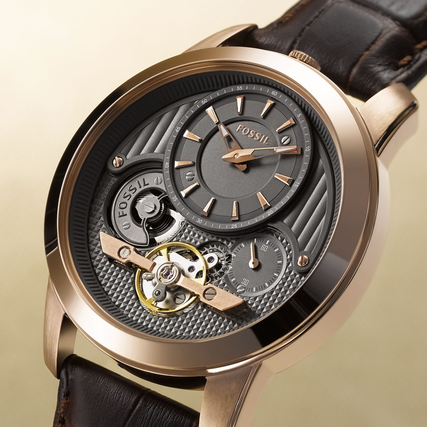 XÁCH TAY]Đồng hồ Cơ, Đồng Hồ Fossil Mẫu đồng hồ nam nữ đẹp, hợp thời trang  - ĐỒNG HỒ CHÍNH HÃNG FOSSIL NAM Size 41mm Mặt Tròn AUTOMATIC (TỰ ĐỘNG) DÂY  DA
